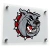 Aggressive Bulldog Vinyl Sticker