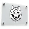 Bold Wolf Face Sticker