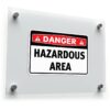 Danger Hazardous Area Sticker