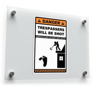 Danger Warning Sticker
