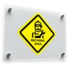 Mechanic Area Warning Sticker 1