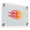 Single Flame Gradient Decal 1