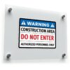 Warning Construction Area Sticker