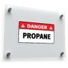 "Danger Propane" Warning Safety Sticker 1