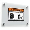 Danger Stay Away From My Camera Sticker 1