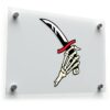 Skeleton Hand with Dagger Vinyl Sticker 1