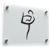 Abstract Ballerina Dance Sticker