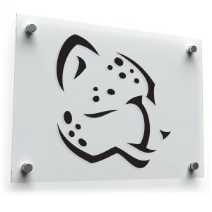 Abstract Cheetah Face Sticker