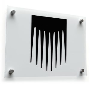 Abstract Comb Vinyl Sticker