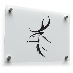 Abstract Deer Head Vinyl Sticker