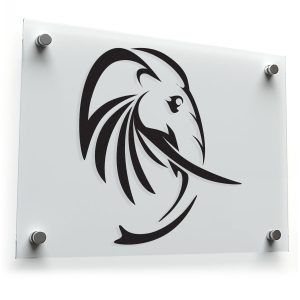 Abstract Elephant Head Decal