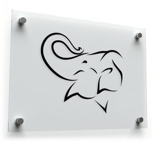 Abstract Elephant Sticker