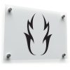 Abstract Flame Tribal Vinyl Decal