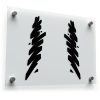 Abstract Lightning Bolt Sticker Set