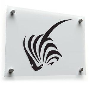 Abstract Shark Sticker