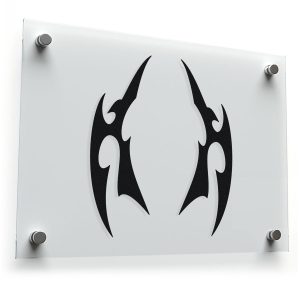 Abstract Tribal Horns Sticker
