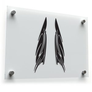 Abstract Tribal Wing Decal Set