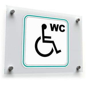 Accessible WC Toilet Sticker