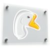 Adorable Duck Vinyl Sticker