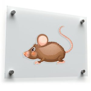Adorable Mouse Vinyl Sticker