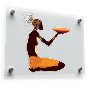 African Tribal Art Vinyl Sticker