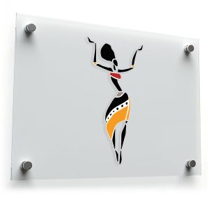 African Tribal Dancer Sticker