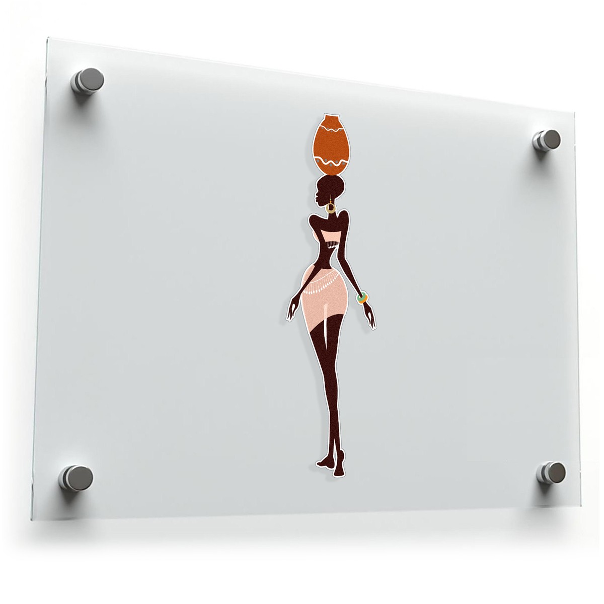 African Tribal Woman Sticker 3 African Tribal Woman Sticker