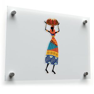 African Tribal Woman Sticker