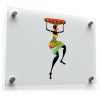 African Woman Silhouette Sticker