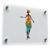 African Woman Silhouette Sticker 1