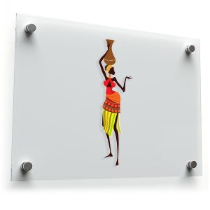 African Woman Sticker