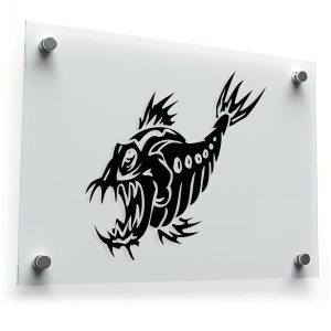Aggressive Angler Fish Sticker