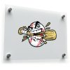Aggressive Baseball Sticker
