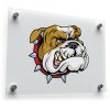 Aggressive Bulldog Sticker 1