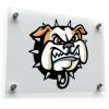 Aggressive Bulldog Vinyl Sticker