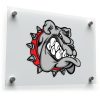 Aggressive Bulldog Vinyl Sticker 1