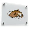 Aggressive Catfish Sticker