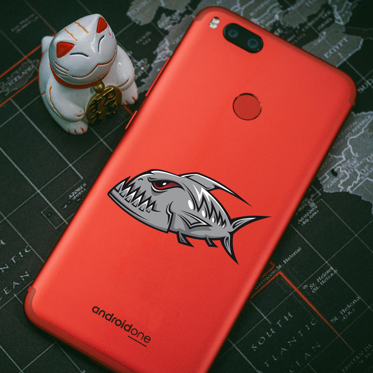 Aggressive Fish Sticker 6 Aggressive Fish Sticker - Image 4