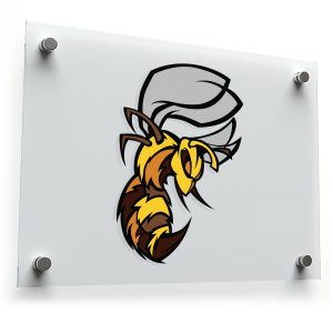 Aggressive Hornet Vinyl Sticker