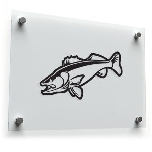 Aggressive Walleye Fish Sticker