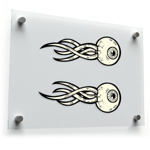 Alien Eyeball Vinyl Sticker Set