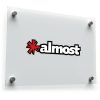 Almost Logo Sticker 1