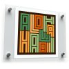 Aloha Hawaii Retro Block Sticker