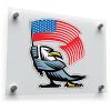 American Flag Eagle Sticker
