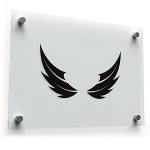 Angel Wings Silhouette Sticker