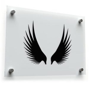 Angel Wings Silhouette Sticker