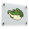 Angry Alligator Vinyl Sticker