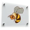 Angry Bee Cartoon Sticker