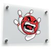 Angry Bowling Ball Sticker 1