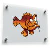 Angry Fish Sticker 1